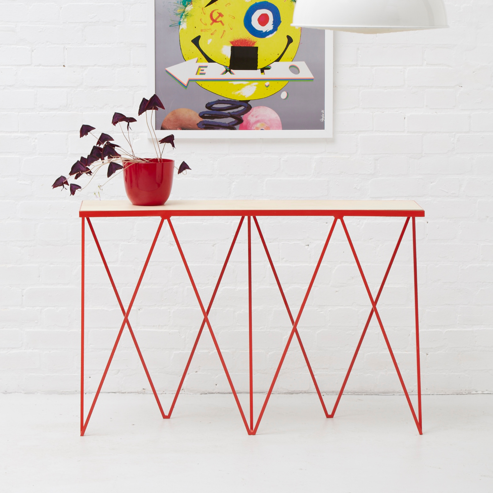 Giraffe Console Table - Birch plywood top